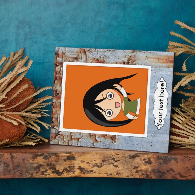 Plaque Photo Texture de peinture d'épluchage (Côté)