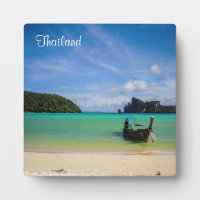 Thaïlande Beach Photo avec Fishing Boat