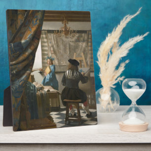 Plaque Photo The Artist's Studio, c.1665-66 (huile sur toile)