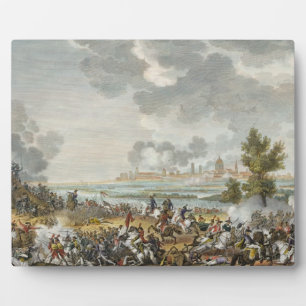 Plaque Photo The Battle of S. Giorgio di Mantova, 29 Fructidor,