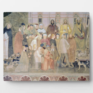 Plaque Photo The Church Militant and Triumphant, detail, from t