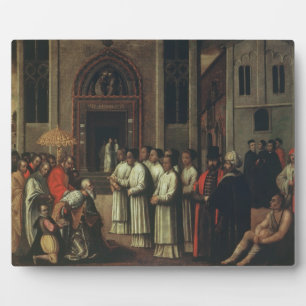 Plaque Photo The Doge Ziani Meets Pope Alexander III (1105-81)