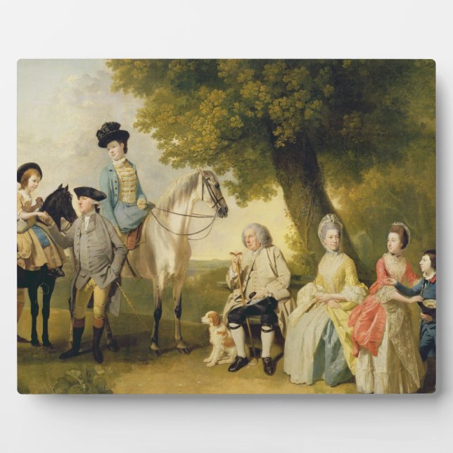 Plaque Photo The Drummond Family, c.1769 (Devant)