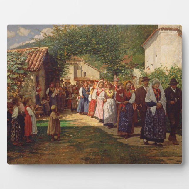 Plaque Photo The Golden Wedding (Devant)