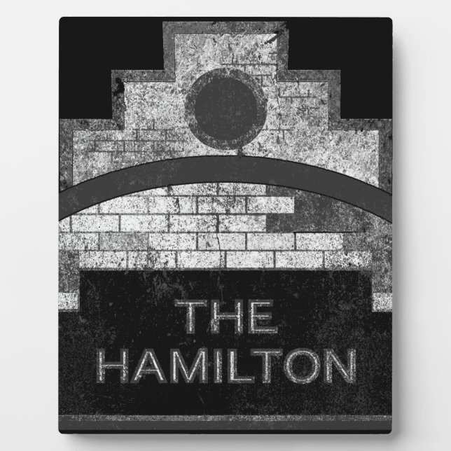 Plaque Photo the hamilton (Devant)