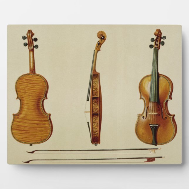 Plaque Photo The Hellier violin made by Antonio Stradivarius (c (Devant)