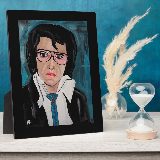 Plaque Photo The King Painting by Alfred Fox (Côté)