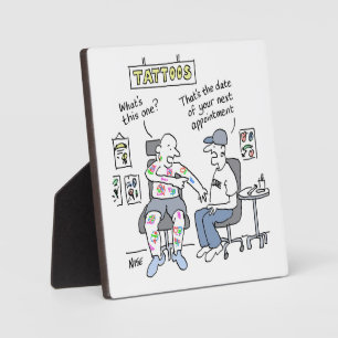 Plaque Photo Thème Tattoos Drôle Tattooïste