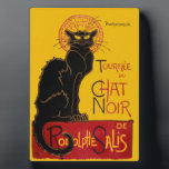 Plaque Photo Theophile Steinlen - Le Conversation Noir Vintage<br><div class="desc">Poster vintage pour une visite du Conversation Noir (Chat noir) - Le théophile Alexandre Steinlen,  1896</div>