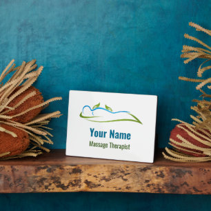 Plaque Photo Thérapeute de massage sur mesure