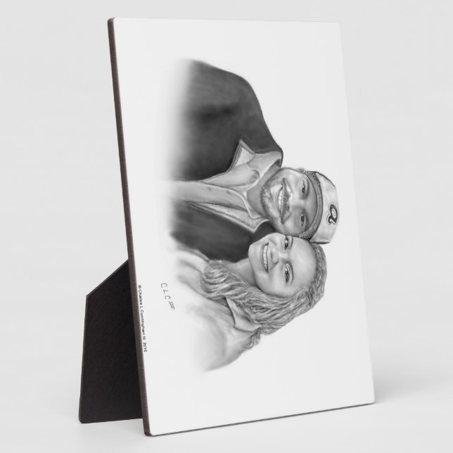 Plaque Photo Thomas et Candice (Côté)