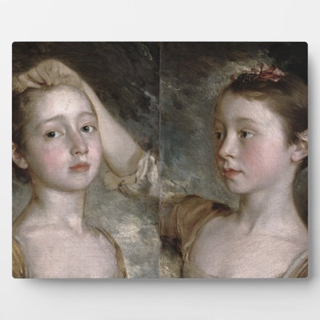 Plaque Photo Thomas Gainsborough | Le Painter's Daughters Mary (Devant)