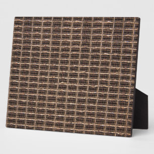Plaque Photo Tissu grill vintage
