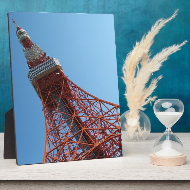 Plaque Photo Tokyo Tower 東 京 タ ワ (Côté)