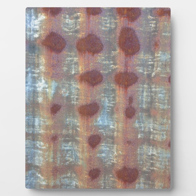 Plaque Photo Tôle ondulée rouillée (Devant)