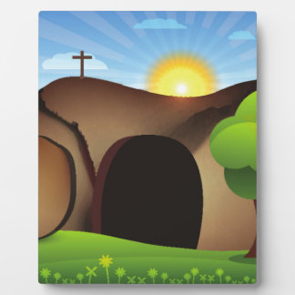 Plaque Photo tombeau christ