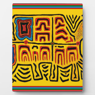 Plaque Photo Tortue de marche de la tribu indienne Kuna