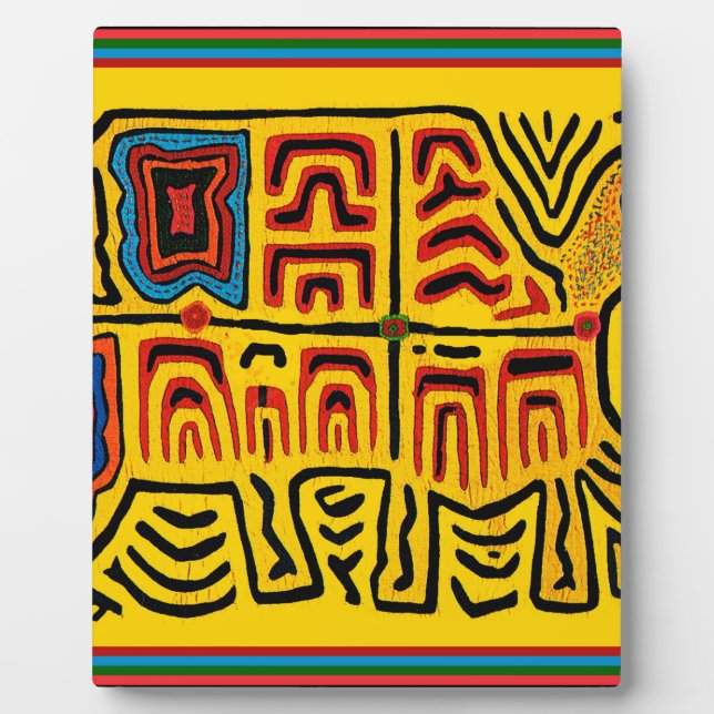 Plaque Photo Tortue de marche de la tribu indienne Kuna (Devant)