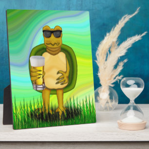 Plaque Photo Tortue soif