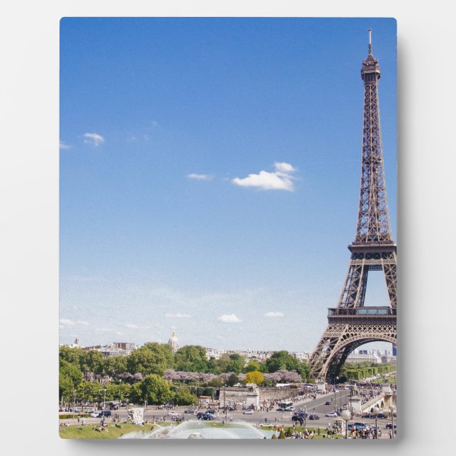 Plaque Photo tour eiffel (Devant)