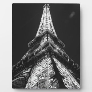 Plaque Photo Tour Eiffel Noir Blanc Paris Europe Voyage