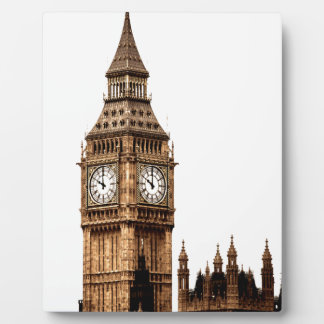 Plaque Photo Tour Sepia Big Ben