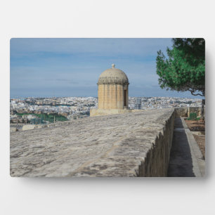 Plaque Photo Tourelle de canon sur les murs de la vieille ville