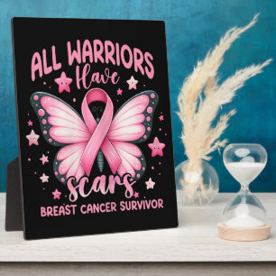 Plaque Photo Tous les guerriers ont des cicatrices Survivant du