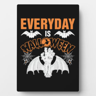 Plaque Photo Tous les jours c'est Halloween