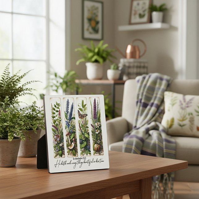 Plaque Photo Tout beau dans son temps botanique (Créateur téléchargé)