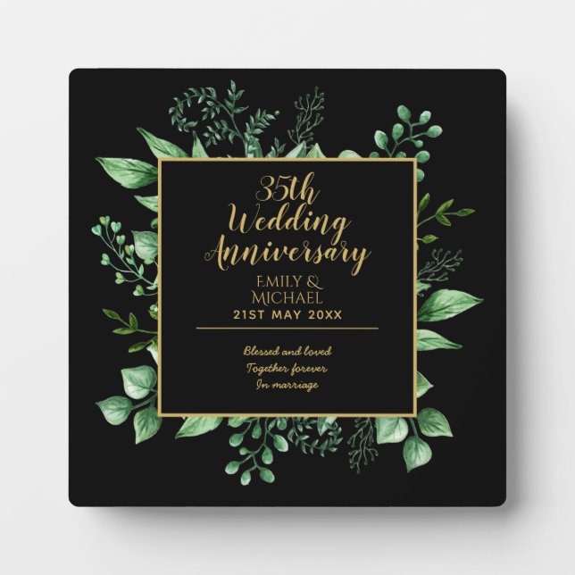 Plaque Photo TOUT cadeau d'anniversaire Mariage - Personnalisé (Devant)