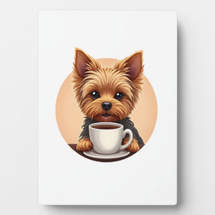 Plaque Photo Tout ce dont j'ai besoin c'est du café et de mon Y