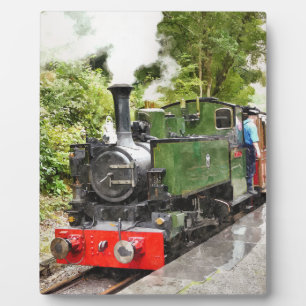 PLAQUE PHOTO TRAIN À VAPEUR