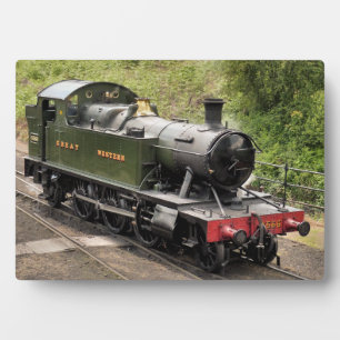 PLAQUE PHOTO TRAINS À VAPEUR