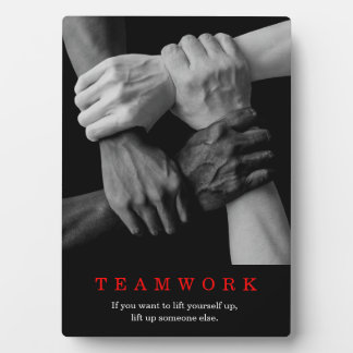 Plaque Photo Travail D'Équipe Motivation Inspiration Citation M
