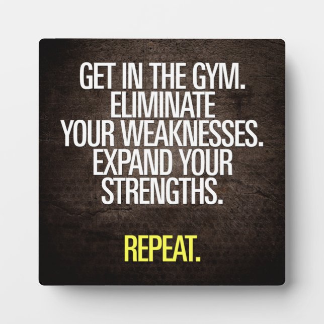 Plaque Photo Travail F#cking Harder - Motivation de l'entraînem (Devant)