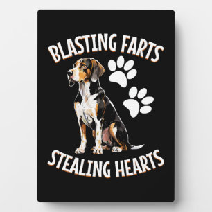 Plaque Photo Treeing Walker Coonhound Chover Propriétaire de ch