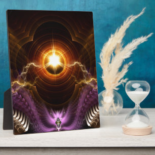 Plaque Photo Trésor De L'Art Fractal Nocturne
