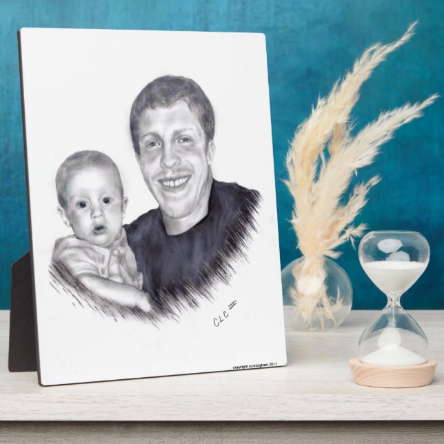 Plaque Photo Trever Cunningham (Côté)