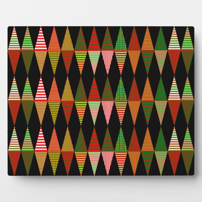 Plaque Photo Tri Christmas Trees (Devant)