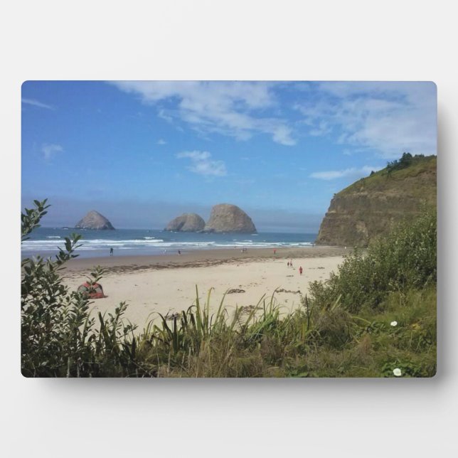 Plaque Photo Trois Rochers Arc, Côté Océan, OU (Devant)