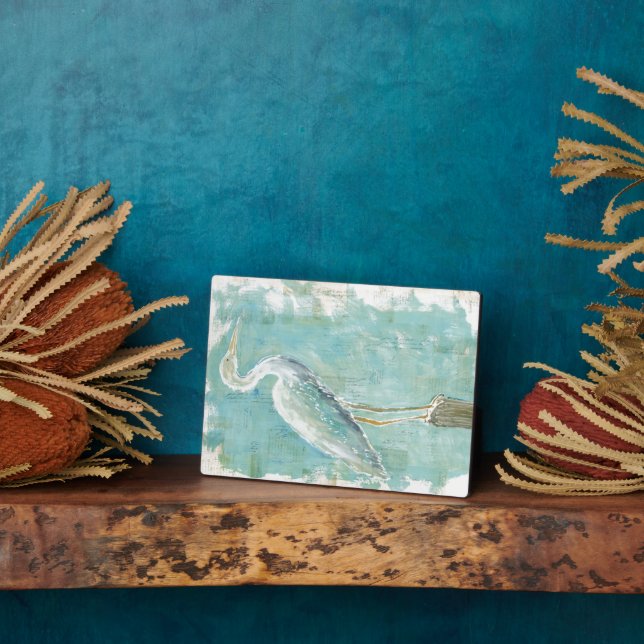 Plaque Photo Tropical Birds | Still Egret (Côté)