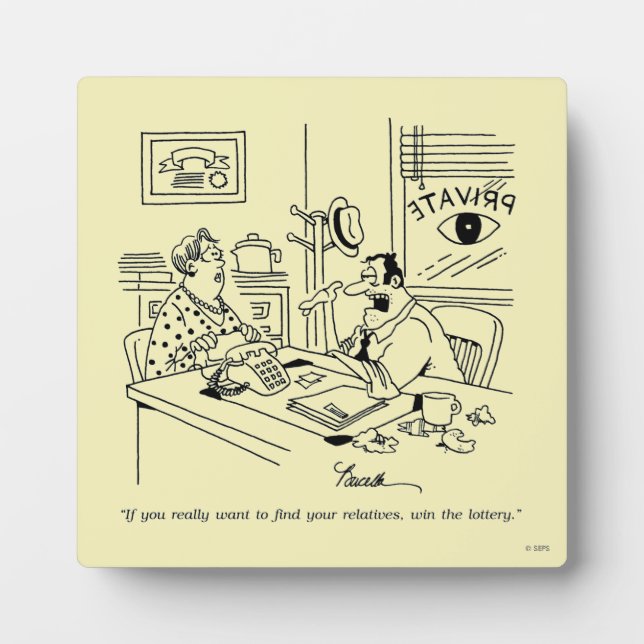 Plaque Photo Trouver des parents (Devant)