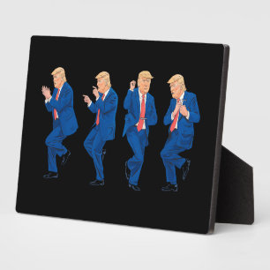Plaque Photo Trump 45 47 Danser Danser Danser Président des Éta