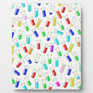 Plaque Photo Tubes d'essai en verre de dessin