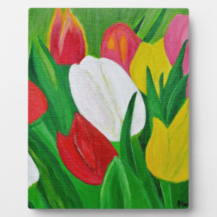 Plaque Photo Tulipes 2a