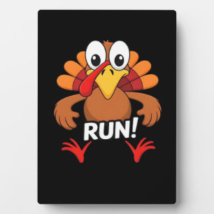 Plaque Photo Turquie courir Thanksgiving en T-shirt classique