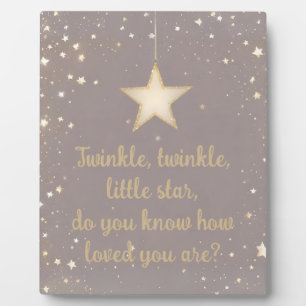 Plaque Photo Twinkle Little Star