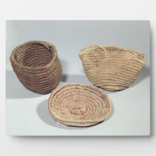 Plaque Photo Two baskets and a cover