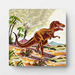 Plaque Photo Tyrannosaurus Rex Dinosaur
